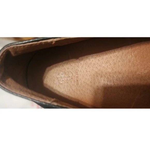 Frye Women's Loafers Black Suede Gemma Tassel - 10 - Picture 4 of 10